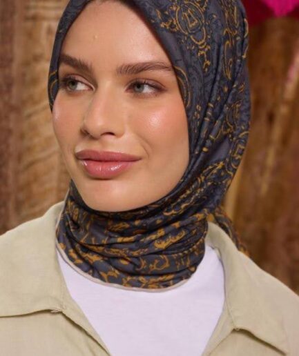 Anthracite Ipekhan Retro Soft Scarf | Lightweight & Non-slip