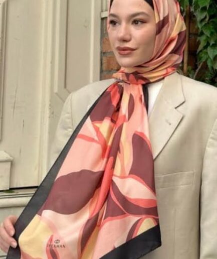 Burgundy Wave Soft Shawl | Non-slip & Breathable