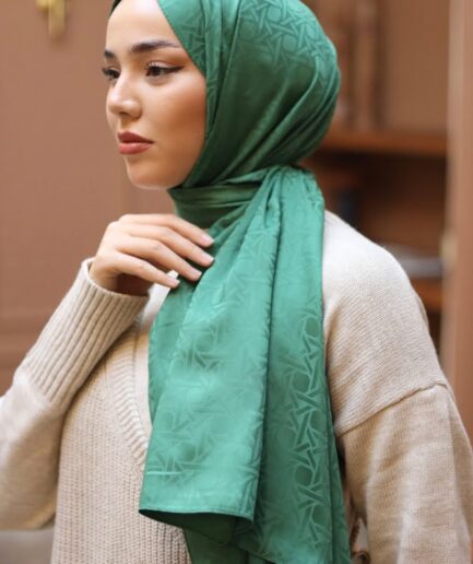Calm Green Deluxe Shawl | Non-slip & Elegant